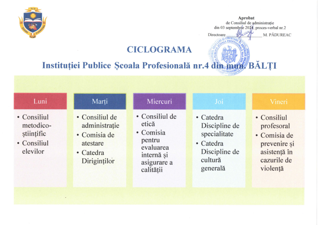 Ciclograma 2024-2025-1